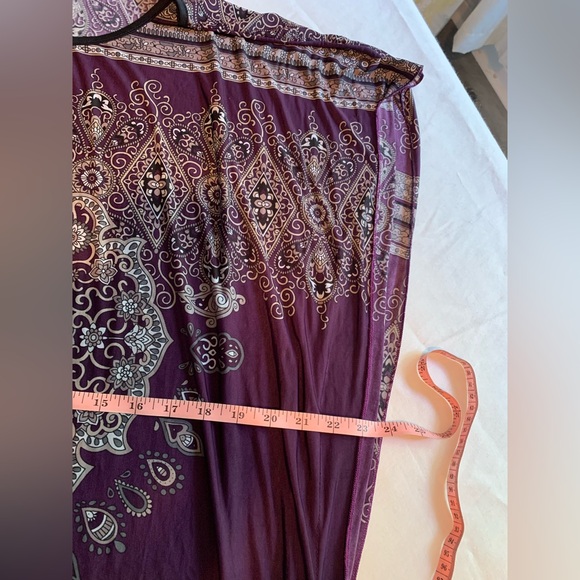 Purple Patterned Top by Free Culture - Picture 3 of 8